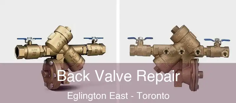  Back Valve Repair Eglington East - Toronto