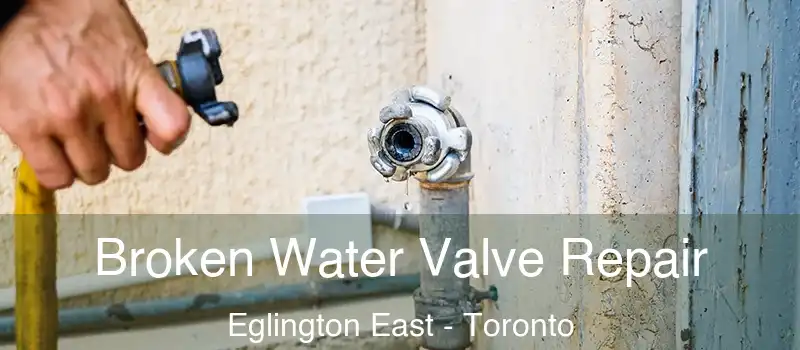  Broken Water Valve Repair Eglington East - Toronto