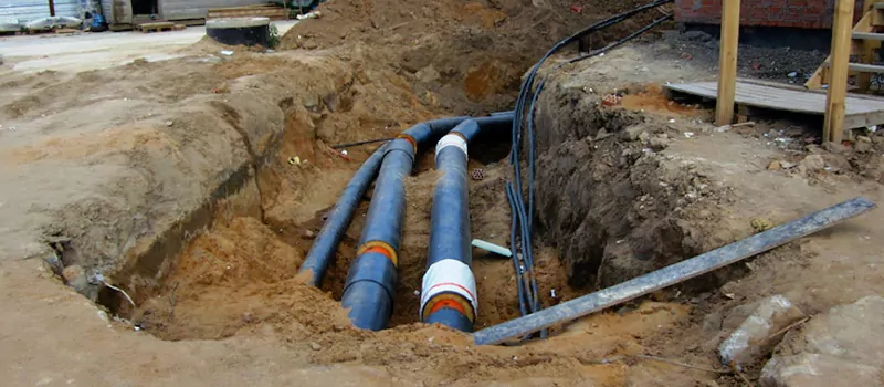 Main Water Line Installation in Eglington East, Toronto