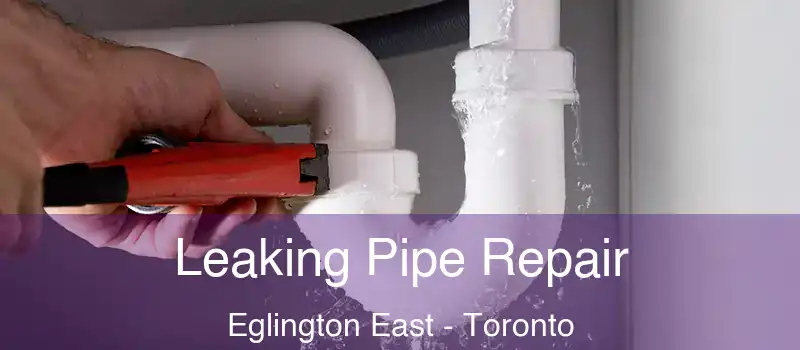  Leaking Pipe Repair Eglington East - Toronto