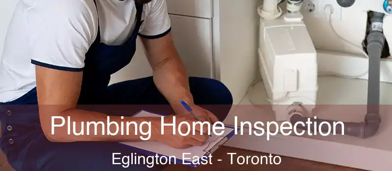  Plumbing Home Inspection Eglington East - Toronto