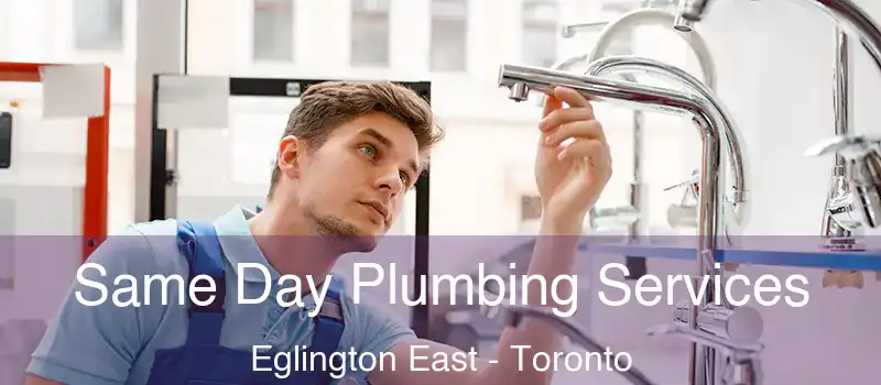  Same Day Plumbing Services Eglington East - Toronto